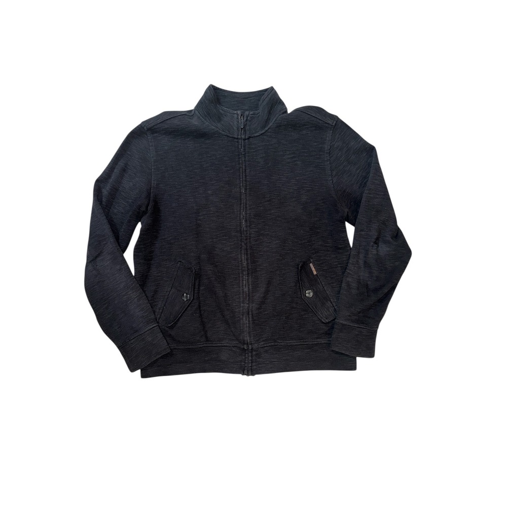 Ben Sherman Dark Charcoal Cotton Zip-Up Bomber Jacket‎ L - Picture 7 of 12